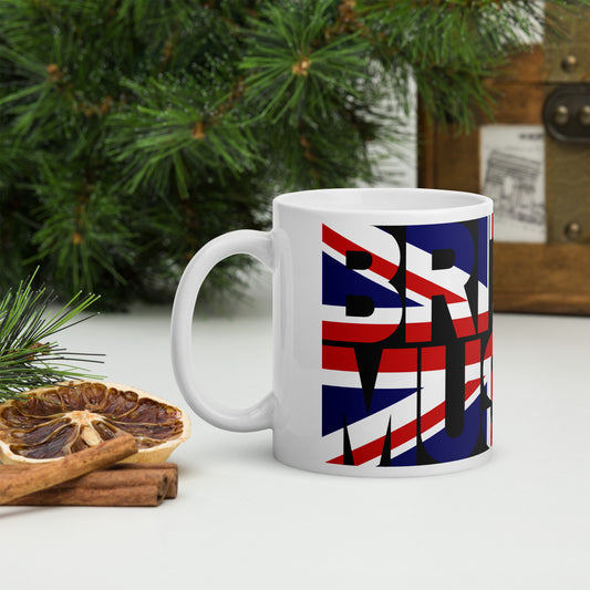 British Muslim- White glossy mug